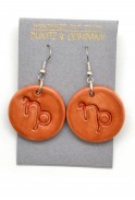 Capricorn Ceramic Earrings